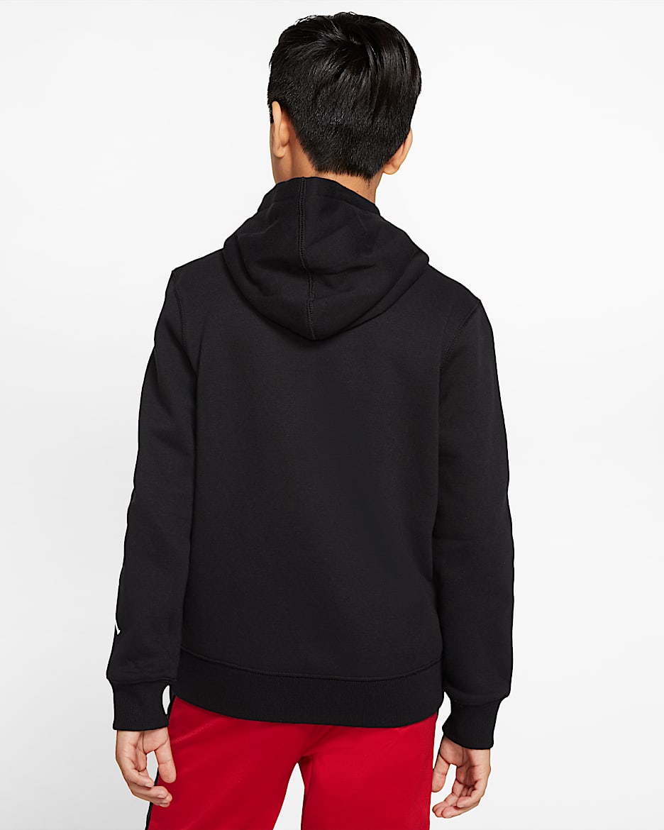 Jordan Big Boys AJ1 Christmas Hoodie Black